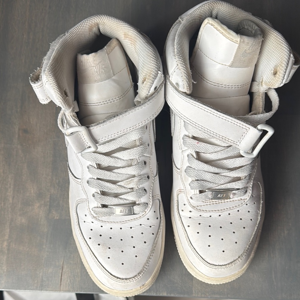 Nike High-Top Sneakers in White
